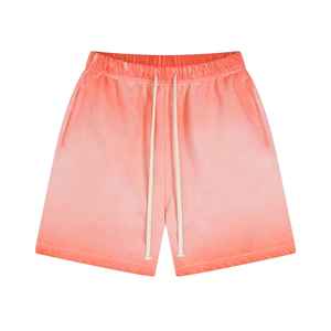Shorts décontractés pour hommes, style streetwear, en coton 100% à séchage rapide et respirant, avec effet délavé et usé, design personnalisé, pour l'été - Product Image 6
