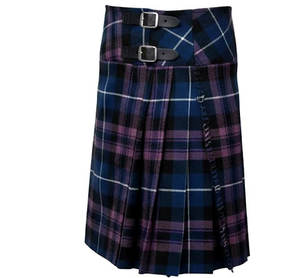 กระโปรงคิลท์จีบสำหรับผู้หญิงแบบเป็นมิตรต่อสิ่งแวดล้อมลายคอตตันทาร์ตันสำหรับกิจกรรมกลางแจ้ง - แบรนด์โกลเด้นคราวน์ - Product Image 2