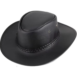 Sombreros Vaqueros de Cuero Premium Personalizados, Transpirables, Estilo Occidental, Venta al Por Mayor, Unisex, Casuales, para Viajes y Actividades al Aire Libre - Product Image 3