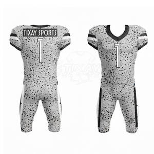 Uniforme de football américain au design classique, tissu extensible sublimé confortable pour joueurs de tous niveaux - Product Image 4