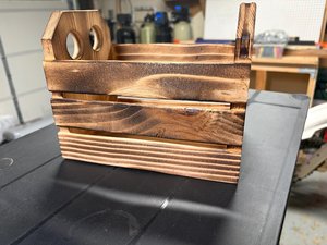 Natural Wooden Eco-Friendly Modern Storage Basket Decorative Organizer <b>Box</b> Easy Carry Handles for Multi-Purpose Household Use - Product Image 6