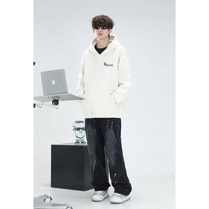 Vente en gros de sweat-shirts à capuche unisexes 100% coton, streetwear de haute qualité, 2 pièces MOQ, tissu en molleton fabriqué au Pakistan - Product Image 3