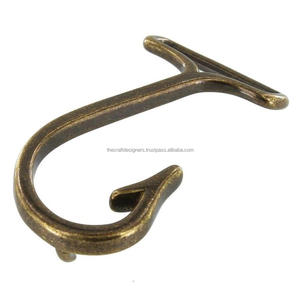 Retro Style <b>Wall</b> <b>Hook</b> Antique Brass <b>Hooks</b> For <b>Key</b> Towel Cloth Holder Use Multifunctional Style Other Home Decor Accessories - Product Image 1