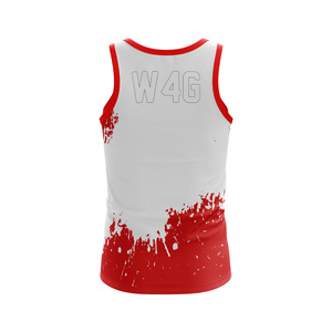Débardeur formel en maille 100 % polyester pour homme, col rond, écologique, respirant, séchage rapide, pour la gym, l'entraînement sportif et la pratique sportive - Product Image 2