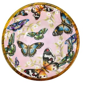 Bol à salade en bois d'acacia fait main et personnalisé, finition émaillée, pour servir des fruits, des pâtes ou des nouilles - Product Image 4