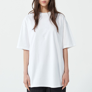 Men's Oversized <b>White</b> Short Sleeve O-Neck T-Shirt 100% Cotton Jersey Casual Fit Solid Color Blank Streetwear <b>Tee</b> <b>plain</b> t-shirts - Product Image 6
