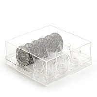 Plateau en acrylique avec plaque de service d'incrustation indienne et sous-verre d'incrustation nacre fournitures indiennes par lameter