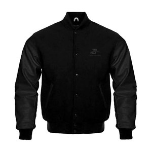 Wholesale Men Letterman <b>Jacket</b> <b>Leather</b> / Wool Made Breathable Fabric <b>Long</b> Sleeves Winter <b>Jacket</b> - Product Image 1