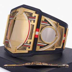 Ceinture Réplique de Championnat de Football Personnalisée pour Fan, 100% Cuir Véritable, Alliage, Confortable, Ajustable, Sportive, Décontractée, de Collection, de Luxe - Product Image 1
