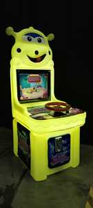 เครื่องเล่นเกมแข่งรถหยอดเหรียญ หน้าจอแสดงผลแบบ Smiley Face สำหรับผู้เล่น 1 คน เหมาะสำหรับห้างสรรพสินค้าและโซนเกม โซนความบันเทิงสำหรับเด็ก - Product Image 2