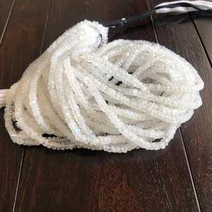 Cuentas de Piedra Lunar Arcoíris Natural, Lisas y Redondas, para Joyería, Hilo de Piedras Sueltas de Alta Calidad - Product Image 4