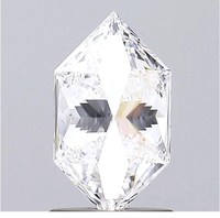 Diamante Suelto de Corte Hexagonal Cultivado en Laboratorio, Color E, Certificado IGI, VVS2, Marca Diam, Origen Gujarat, 1-10 CT, para Joyería