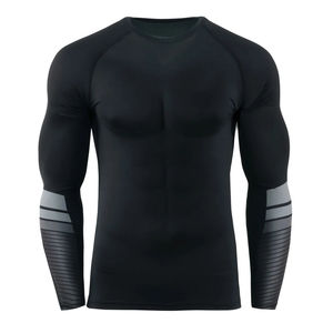 Rashguard MMA Homme Léger et Respirant en Spandex/Polyester à Manches Longues - Vêtement de Compression Personnalisable Séchage Rapide - Product Image 4