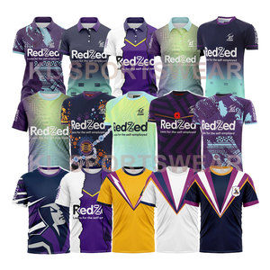 2024 giá rẻ Úc bóng đá thăng hoa in ấn đào tạo Tops NRL <span class=keywords><strong>Melbourne</strong></span> stroms đội bóng bầu dục giải đấu Áo sơ mi Trung Quốc - Product Image 1