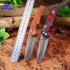 Cuchillo de Caza de Acero de Damasco con Mango de Cuerno de Ciervo, Hoja de Punta Clip, Funda Negra, Herramienta EDC para Camping al Aire Libre, Garantía de 3 Años - Product Image 6