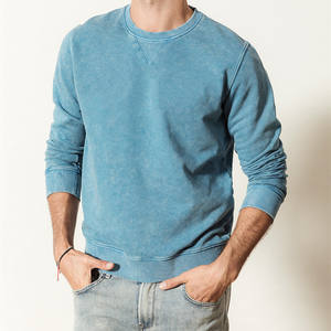 Sudadera con Capucha de Alta Calidad, Estilo Vintage, Lavada con Ácido, Unisex, de Felpa Francesa, para Hombre - Product Image 2