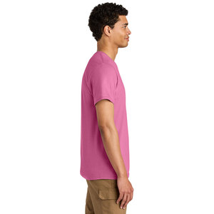 Camiseta Deportiva Rosa Unisex para Hombre, Modelo 570M, 100% Algodón Peinado, Poliéster/Algodón, Impresión Personalizada, Transpirable, de Secado Rápido - Product Image 4