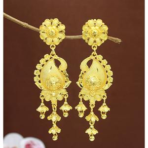 Pendientes de bolsillo al por mayor, diseño de Bali para todas las ocasiones, elegantes pendientes de moda chapados en oro para mujeres y niñas - Product Image 4
