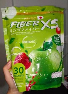 เครื่องดื่มดีท็อกซ์ MIKEO ไฟเบอร์ XS รสแอปเปิ้ลเขียว 30 ซอง พรีไบโอติก โพรไบโอติก - Product Image 2