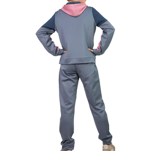 Womens Colorblock Tracksuit Hooded <b>Jacket</b> and Pants Set Activewear <b>Gym</b> Sports Running Jogging Suit Wholesale - Product Image 6