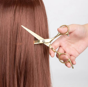 Kit de ciseaux de barbier professionnels de 6 pouces en acier inoxydable, céramique et plastique de haute qualité pour salons, vente chaude, pour effilage - Product Image 4