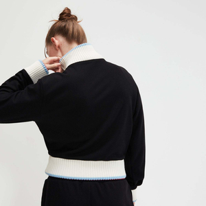 Conjunto deportivo de 3 piezas para mujer, chaqueta con cremallera, camiseta y pantalones deportivos, ropa deportiva informal a juego. - Product Image 3