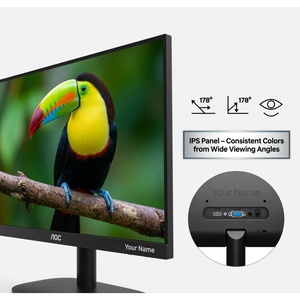 จอภาพ OEM AOC 24B2XH ขนาด 24 นิ้ว ความละเอียด 1080p FHD หน้าจอ IPS 75Hz ขอบบาง สำหรับขายส่ง เหมาะสำหรับสำนักงานและธุรกิจ - Product Image 4