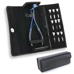 Kit de alicates con agujas en forma de C para extensiones de cabello, herramientas de alta calidad, acero inoxidable quirúrgico sostenible - Product Image 2