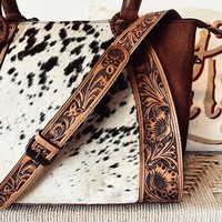 Sac fourre-tout en cuir de vachette véritable fabriqué à la main avec pompon en cuir véritable sculpté sacs en cuir élégants pour femmes à usage multiple