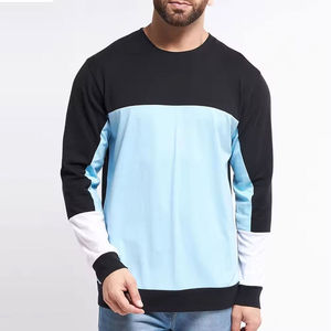 เสื้อยืดแขนยาวถักเนื้อผ้าคอตตอน 100% คอกลม สไตล์ลำลอง สตรีทแวร์ สำหรับผู้ชาย ใส่ได้ในฤดูร้อน รับสกรีนโลโก้ - Product Image 5