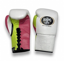 Guantes de Boxeo Personalizados de Piel de Vacuno Auténtica 'No Boxing No Life' para Entrenamiento de MMA, con Cordones, Unisex, Ligeros y Transpirables - Product Image 2