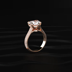 Anillo de Diamantes de Lujo con Corte Corazón de 1.6CT, Cultivado en Laboratorio, Chapado en Oro Amarillo de 14K, Certificado por IGI, para Mujer - Product Image 2