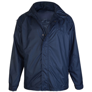 Veste coupe-vent légère à capuche pour homme, personnalisée et haut de gamme, en nylon avec tissu polyester imperméable respirant et contrastant - Product Image 1