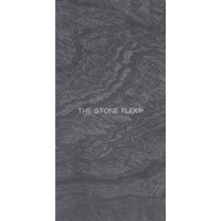 TM-5013 Monsoon Big Slab en marbre calcite noir profond, imperméable, écologique, durable, surface polie, design moderne, TSF Rajasthan