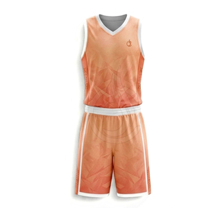 Ensemble d'uniformes de basketball en polyester de haute qualité, respirant et léger, avec maillot et short assortis pour les joueurs actifs - Product Image 2