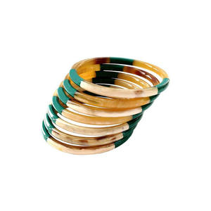 Most and Hot Sell Buffalo Horn <b>Bracelet</b> Used to create versatile and natural looking statement pieces and <b>stacked</b> bangles. - Product Image 3