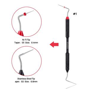 Kit de Escultura Dental con Compuesto Restaurador, Puntas de Precisión de Doble Extremo, Revestimiento Pulido Antideslumbrante, Codificación Manual de Color Amarillo y Rojo - Product Image 5