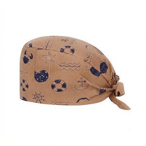 100% Cotton Reusable Unisex <b>Nurse</b> Cap Scrub Hat Bouffant One Size Multi Color Hospital Use - Product Image 3