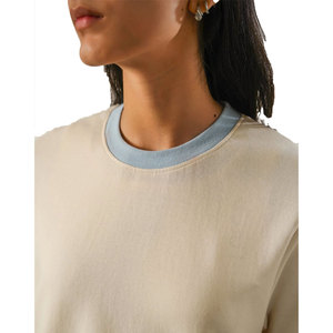 Solid Trader Premium Design Breathable Comfort Wear Stretch Fabric Short Sleeve Solid Pattern Elegant Stylish Women Tee <b>Shirt</b> - Product Image 3