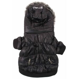 Cappotto Parka Metallico alla Moda per Animali Domestici, Abbigliamento Elegante per Animali - Product Image 4