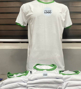 เสื้อยืดคอกลมทรงหลวมพิมพ์โลโก้ตามสั่ง ผ้าฝ้าย 100% สำหรับผู้ชาย - Product Image 3