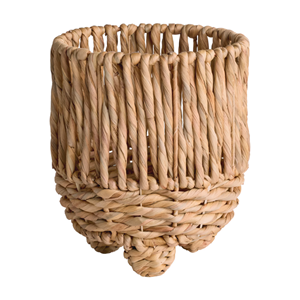 Wholesale Woven Water Hyacinth Planter Pot Minimalist Boho Flower <b>Plant</b> <b>Basket</b> Indoor Outdoor Garden Decor Vietnam Manufacturer - Product Image 4