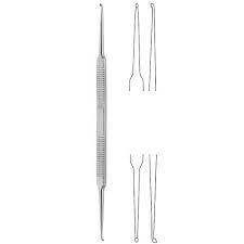 เครื่องมือผ่าตัดหู คอ จมูก แบบใช้มือจับ ยี่ห้อ Basis of Surgical House Curettes คุณภาพพรีเมียม ใหม่เอี่ยม - Product Image 1