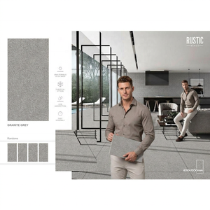 Carreaux de sol en porcelaine rustique effet marbre brillant 20 mm 600x1200 mm, couleur vert sauge, pour villas, avec mousse d'entretoise. - Product Image 1