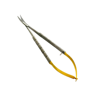 Stainless Steel Spring Cuticle Scissors Pointed Tip High-quality Silver Color OEM Service for Beauty Manicure Work - Product Image 1