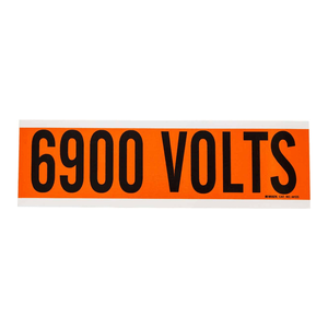 Etiqueta de Advertencia de Alto Voltaje Brady 6900, Resistente a los Rayos UV, Impermeable, Acabado Mate PET, para Paneles Eléctricos - Product Image 3