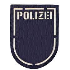 Patch de police thermocollant en tissu tissé et toile brodée pour uniformes et vêtements - Product Image 5
