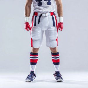 Sportswear Football Padded Pants Men's American Football Practice Pants Training Wear American Football Shorts - Product Image 3