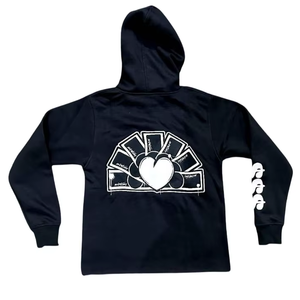 Fabricants de sweats à capuche personnalisés en coton 100% 500 g/m², brodés, patchwork, ODM, unisexes, épais, confortables, élégants, surdimensionnés - Product Image 1