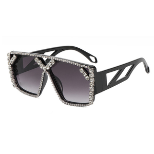 Sunway Eyewear Oversize Luxury Diamond Rhinestone <b>Sunglasses</b> - Product Image 1